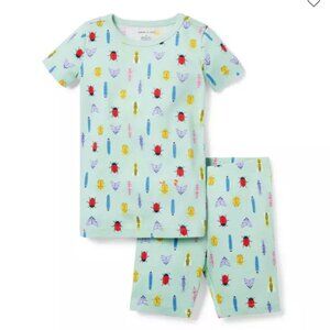 Janie and Jack Good Night Short Pajamas in Bug Friends